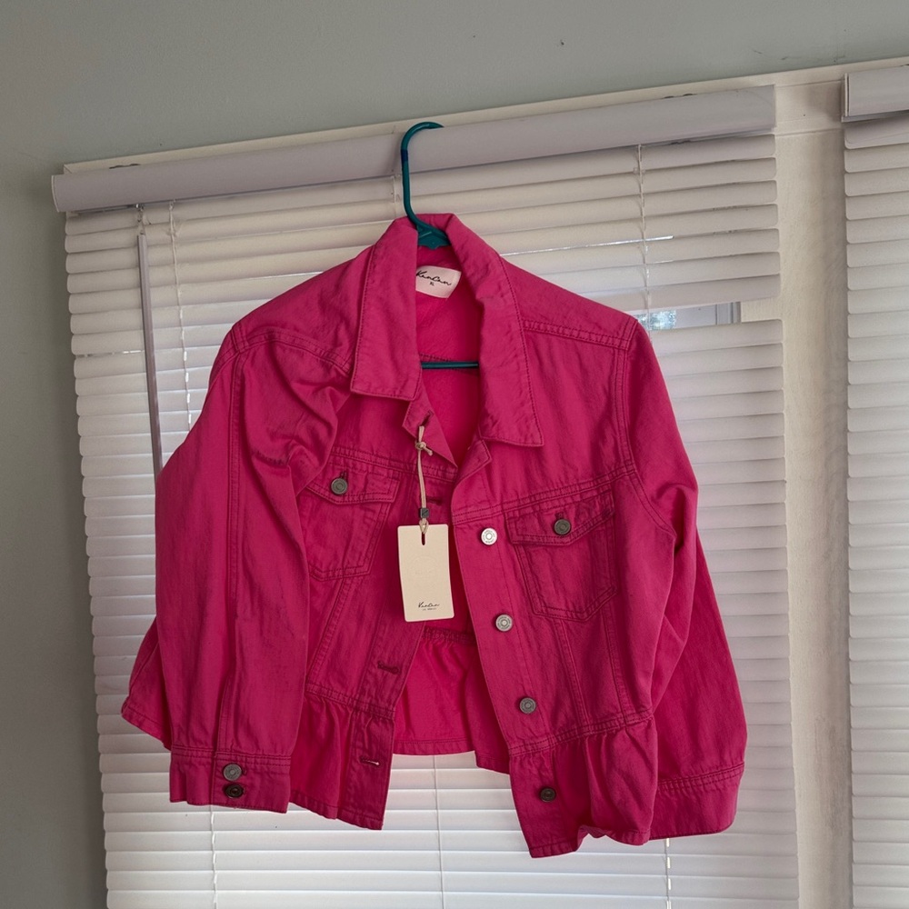 KanCan Kids Fuchsia Jean Jacket